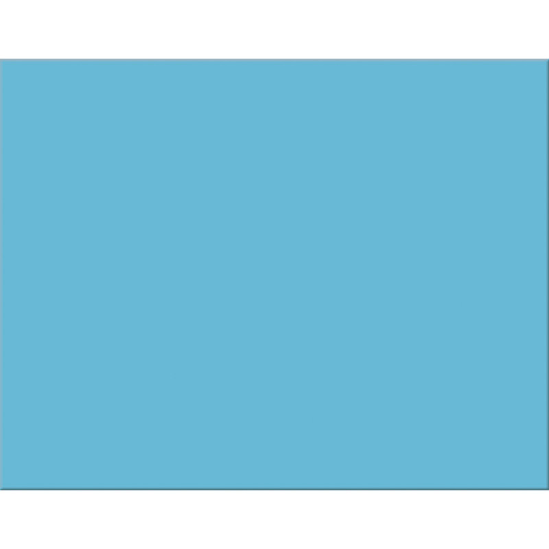 4-Ply Railroad Board, Light Blue, 22" x 28", 25 Sheets
