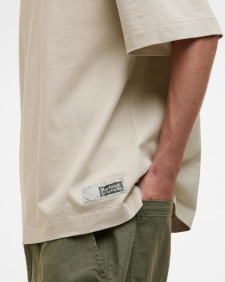 Barbour x Kaptain Sunshine Short-Sleeved T-Shirt Clay
