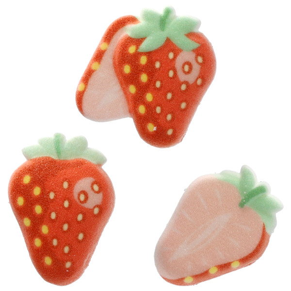 Strawberries - Red 3 Free Dec-Ons® Decorations