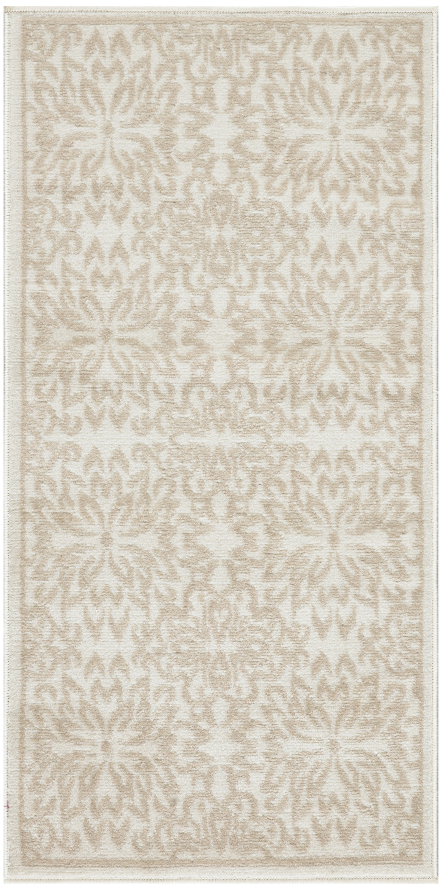 Nourison Jubilant 2' x 4' Ivory Beige Farmhouse Indoor Rug