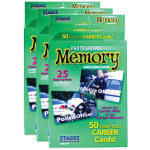 Stages Learning Materials Photographic Memory Matching Game, Careers, Pack of 3 SLM229-3