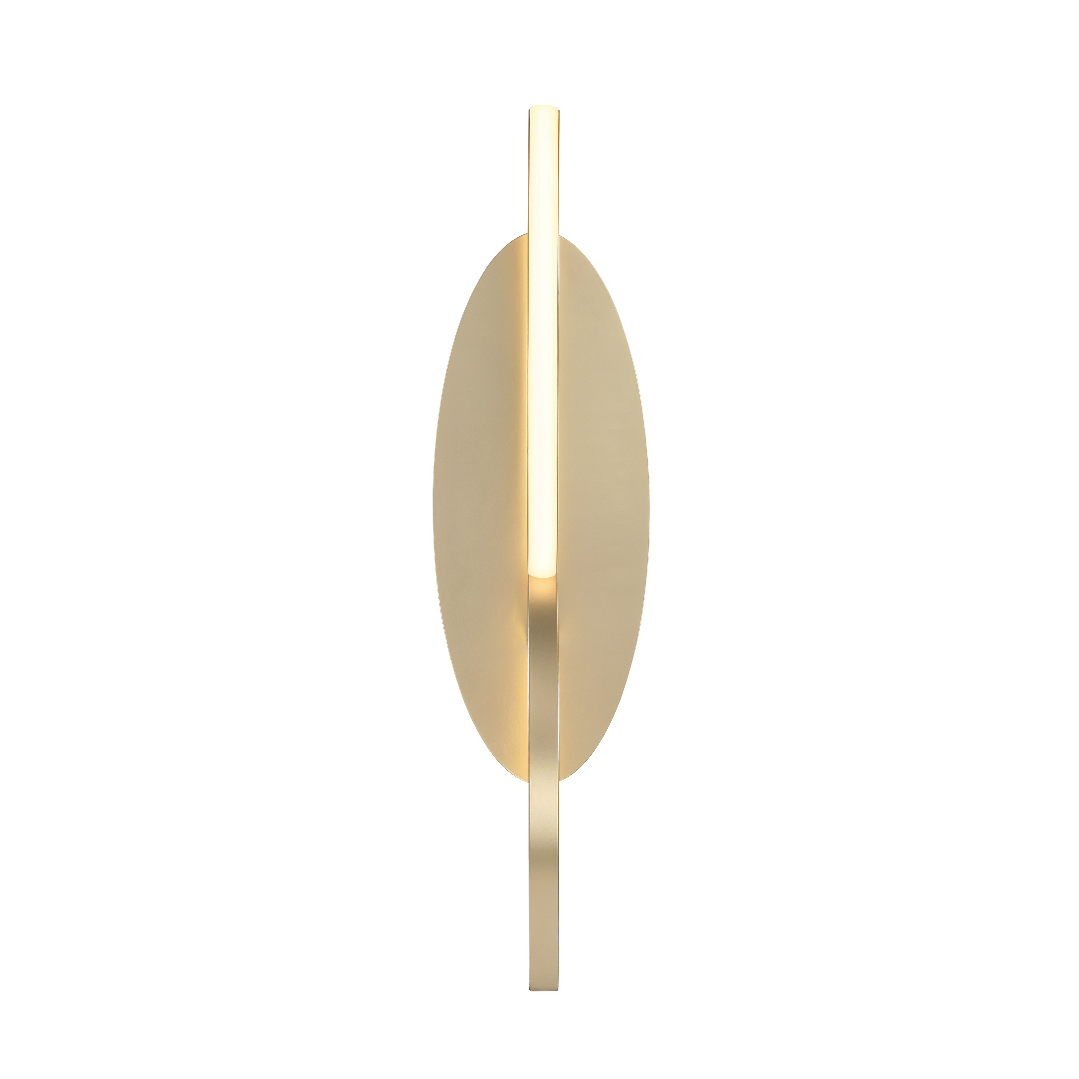 The Astor by Robin Baron brings sophisticated contemporary style with its sleek vertical profile and soft gold finish. High-CRI LED technology delivers warm, flattering light ideal for intimate spaces. - alternate view
