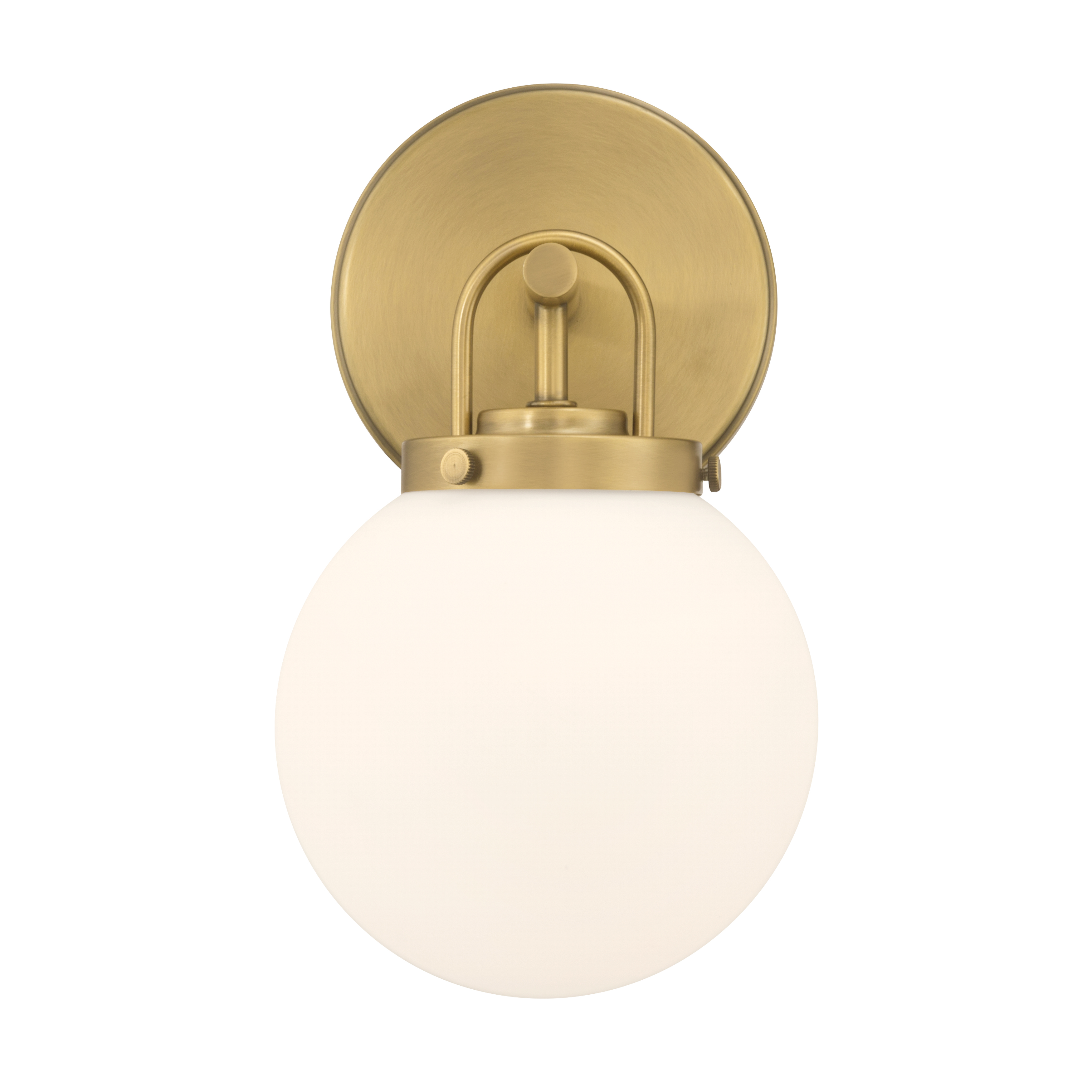 1-Light Bath Sconce - Legacy Brass with Etched Opal Glass - alternate view