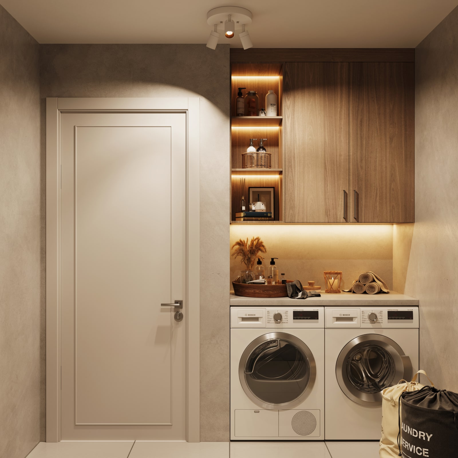 Shura 3 Head Round Flush Mount — installation 3