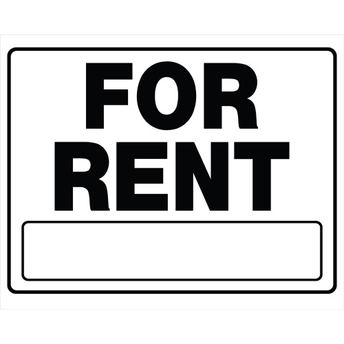 For Rent Sign with Frame (20