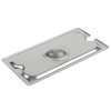 Third-size Super Pan 3® slotted stainless steel cover