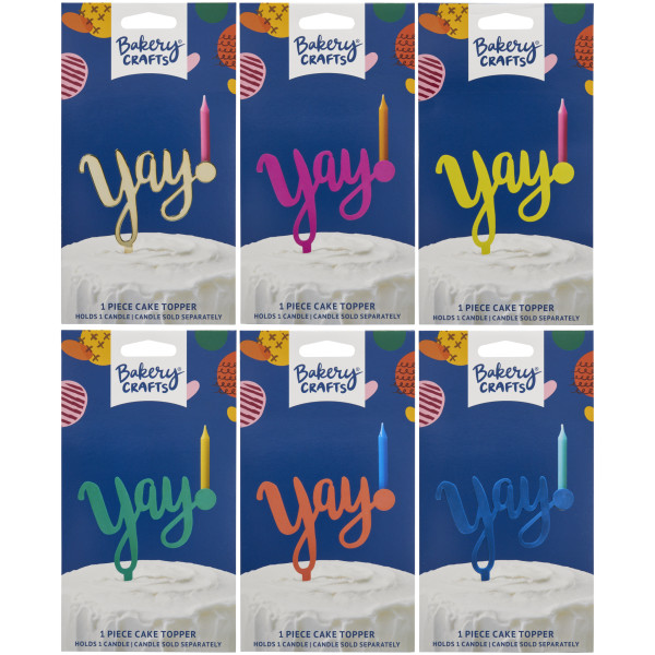 Yay Assortment Plastic Candle Holder