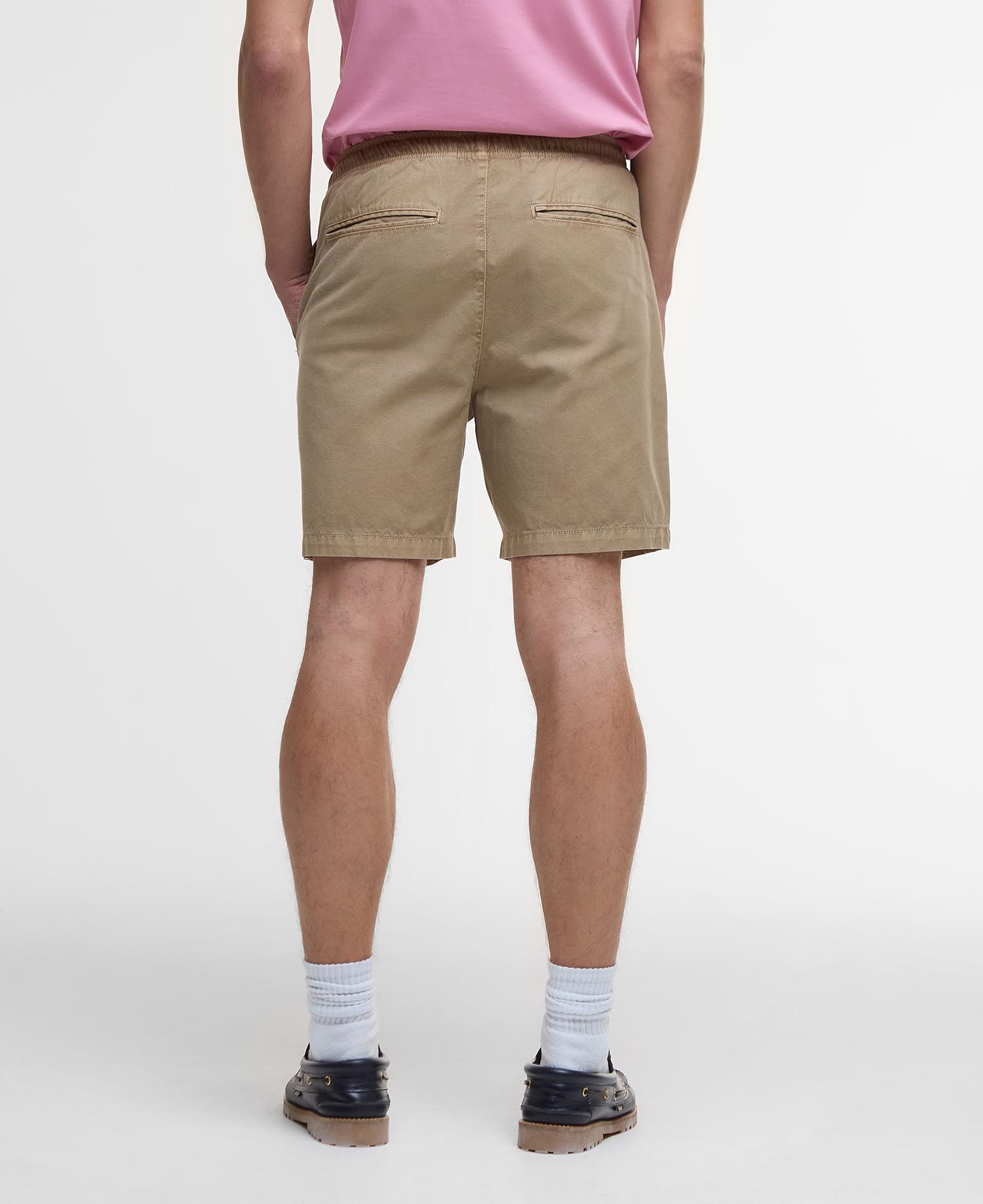 Washed Oxford Relaxed Shorts image number 2