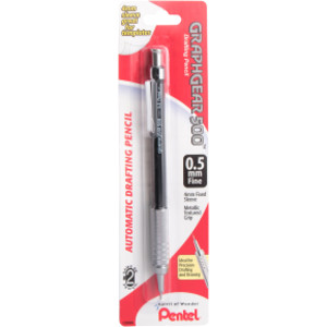 GraphGear 500 Automatic Drafting Pencil (0.5mm), Black Barrel, 1 Count