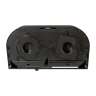 Georgia Pacific, 2-roll Side-by-side High-capacity, Mini Jumbo Bath Tissue Dispenser, Black