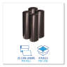 Boardwalk,  LLDPE Liner, 45 gal Capacity, 40 in Wide, 46 in High, 1.6 Mils Thick, Black