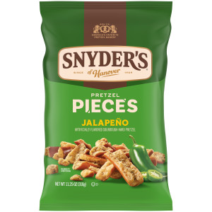 Snyder’s of Hanover Pretzel Pieces, Jalapeno, 11.25 Oz