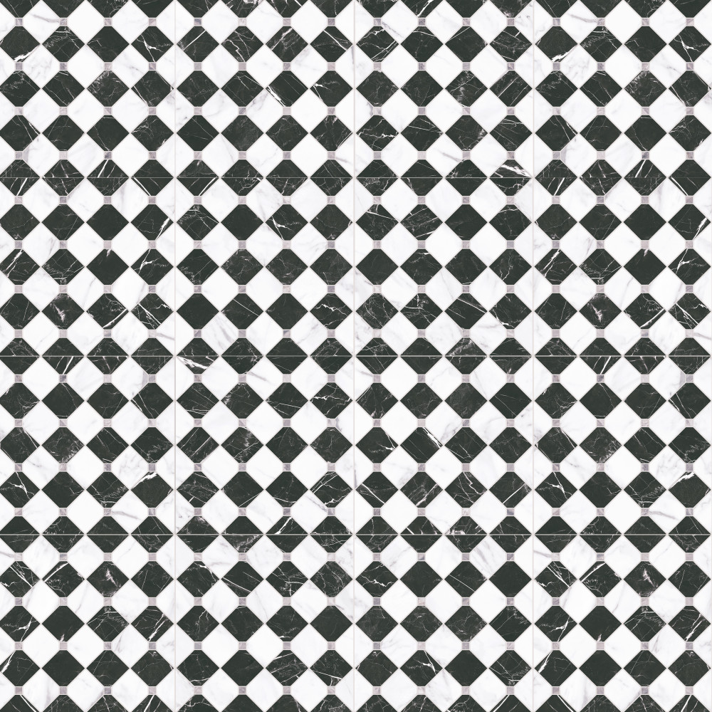 Tuscany Firenze 17-3/8 in. x 17-3/8 in. Porcelain Floor and Wall Tile