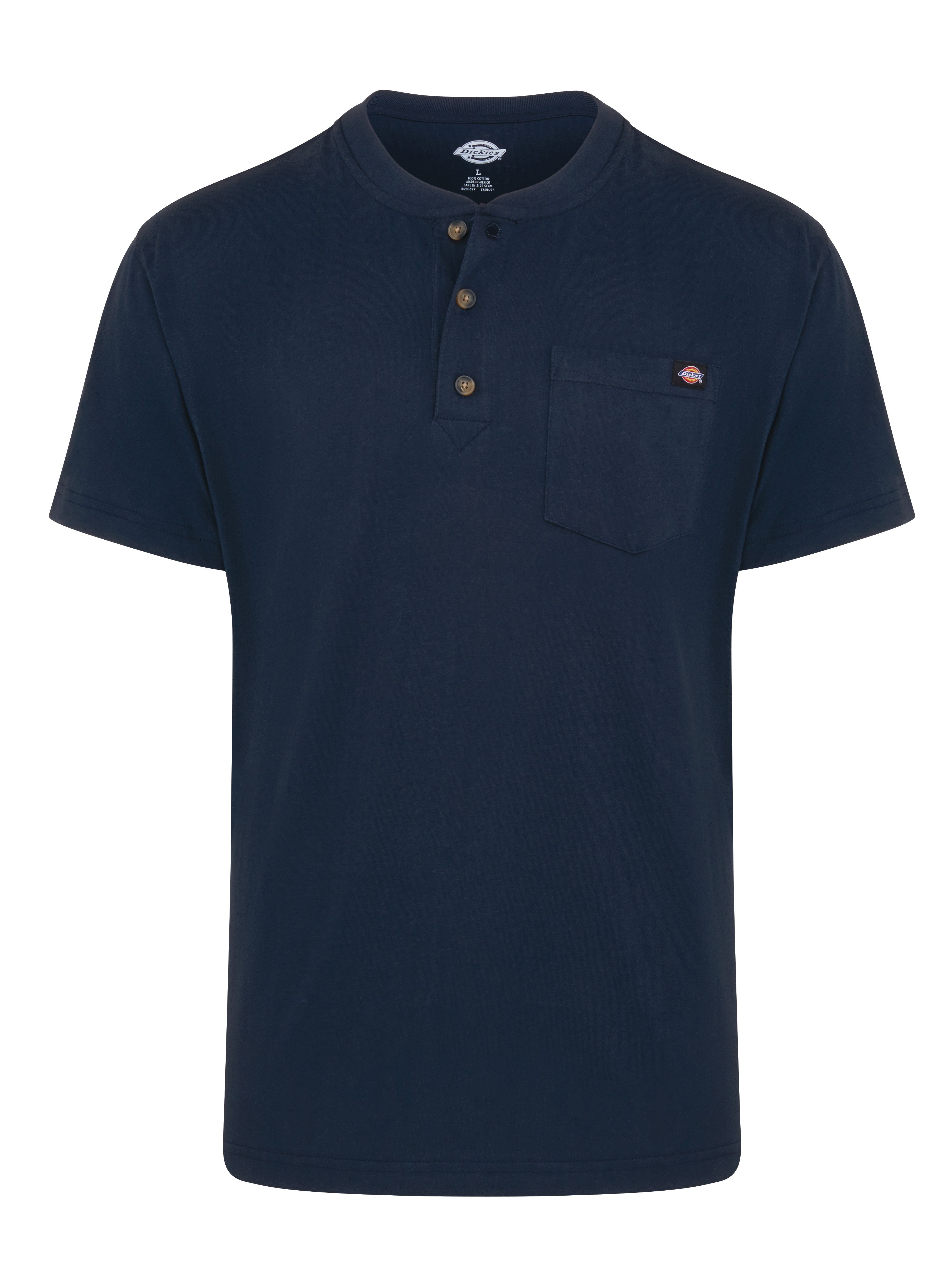 Men‘s Short-Sleeve Traditional Heavyweight Henley-Dickies