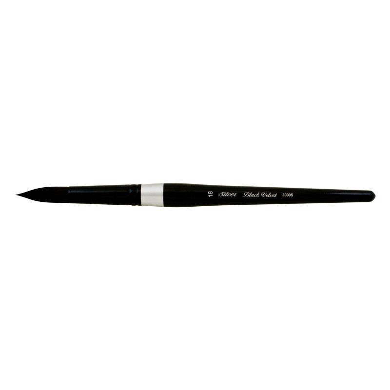 Black Velvet® Brush, Round, Size 18