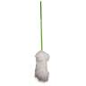 Impact, Microfiber Duster 30-45" Extendable Twist-and-Lock, Green Handle, White Duster, Microfiber, White, 12 in
