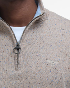 Tainsbury Half-Zip Jumper Stone