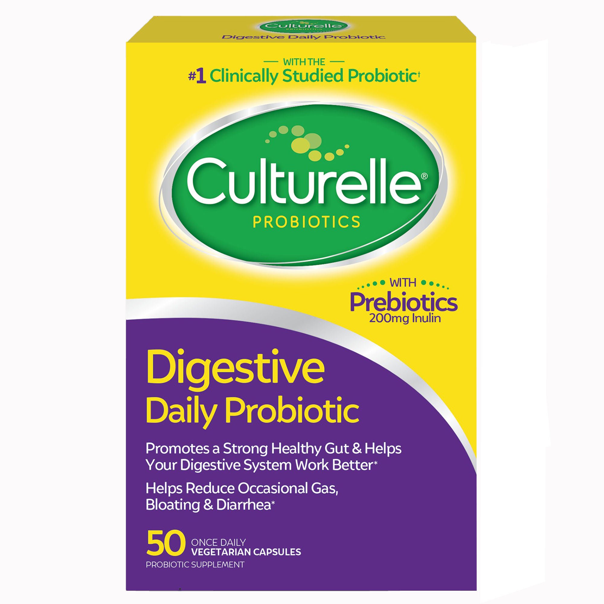 Culturelle® Digestive Daily Probiotic Capsules, 50 Capsules