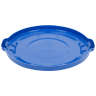 Rubbermaid Commercial, BRUTE, Self-Draining, Round, Resin, 20 gal, Resin, Blue, Receptacle Lid