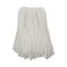 Boardwalk, Nonwoven Polyester/Rayon Cut-End Wet Mop Head with 1" Headband, #24, White