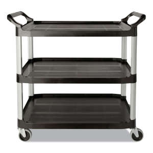Rubbermaid Commercial, Service, Utility Cart, Black