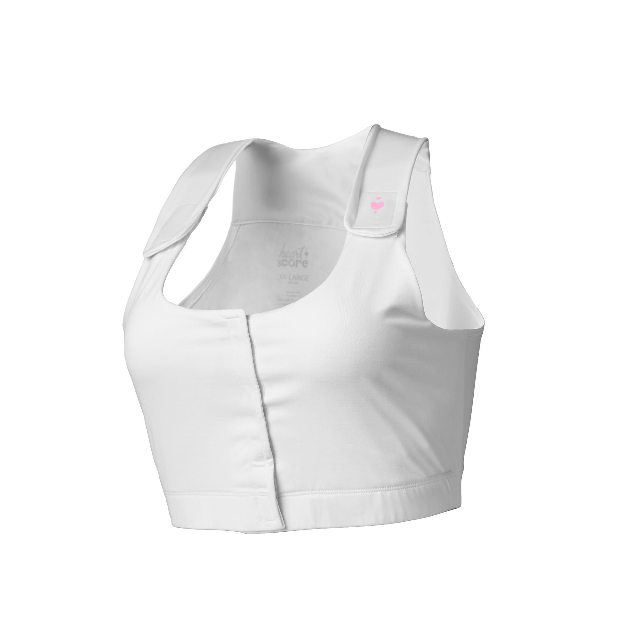 Serena Post Surgical Bra, White, X-Small