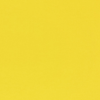 Square plain fabric sample in sunshine yellow.