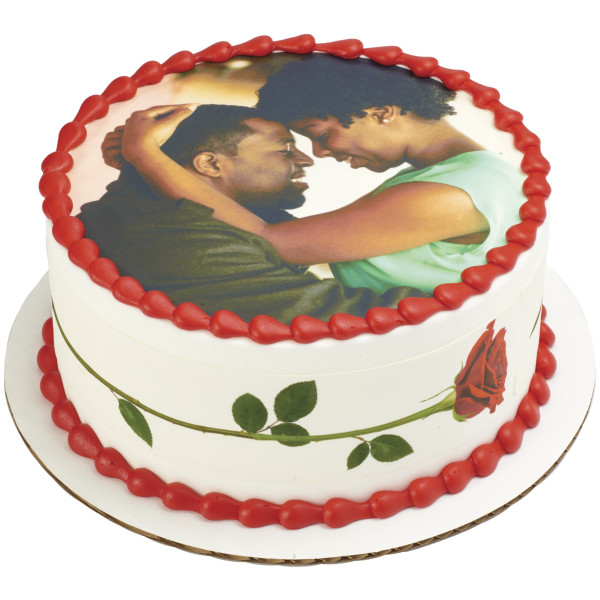 Stemmed Rose PhotoCake® Edible Image® Strips