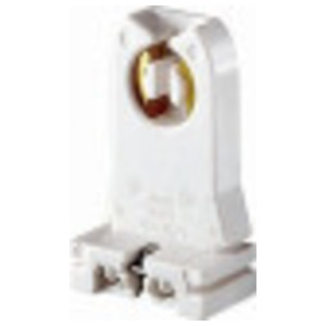 Leviton Fluorescent Lampholder - Medium Base Bi-Pin Tall Profile White