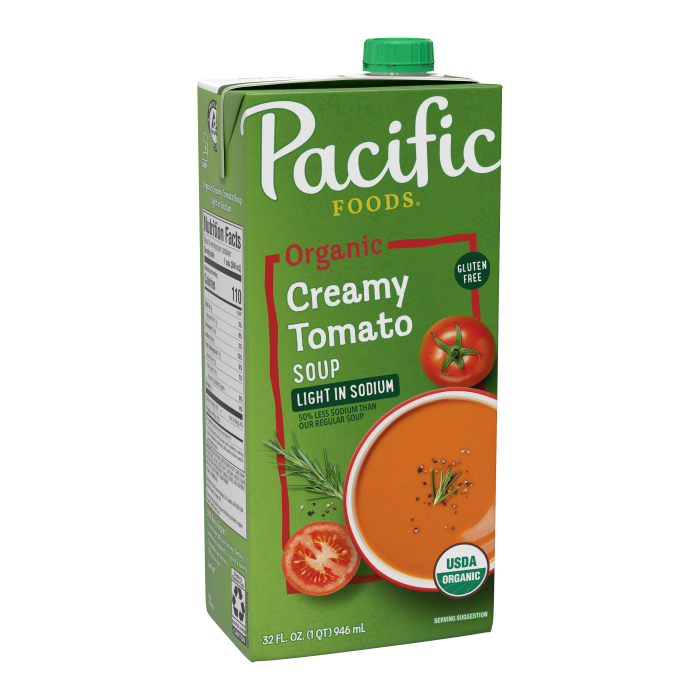 Light Sodium Organic Creamy Tomato Soup