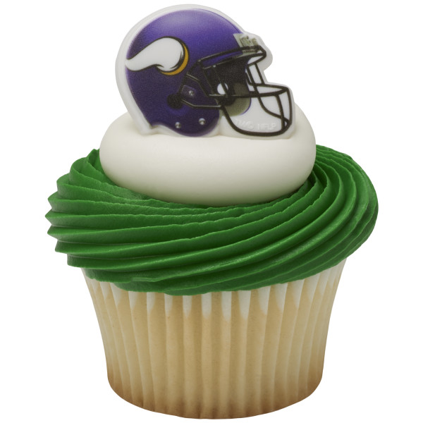 NFL Team Helmet Cupcake Rings