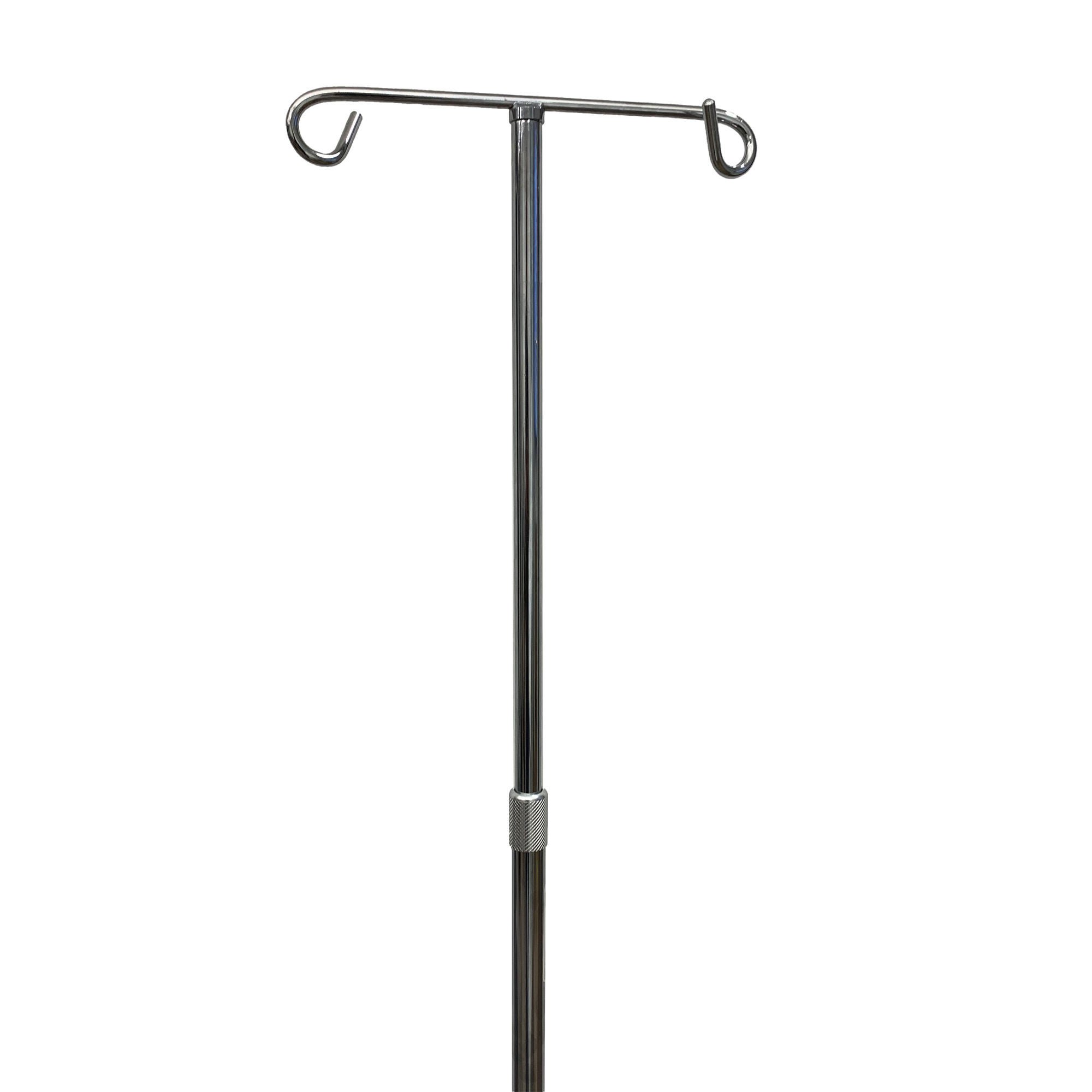 McKesson Brand POLE, IV 2HOOK 4LEG HEAVY BASE