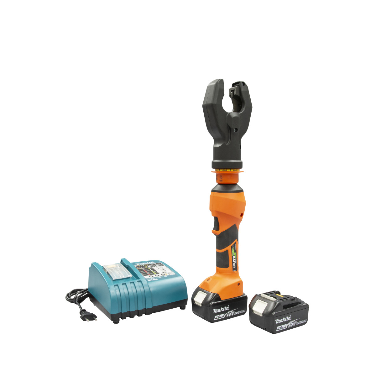 25 mm Insulated Cable Cutter with 230V Charger. 1000v Insulation. Brush guarded head - helps avoid accidental contact with conductors. Tri-insulation barrier - Provides three (3) layers of protection (Patent Pending). 360° Rotating head  - For improved agility in confined work spaces. Double -tap safety feature option -Prevents unintentional operation. Bluetooth® communication