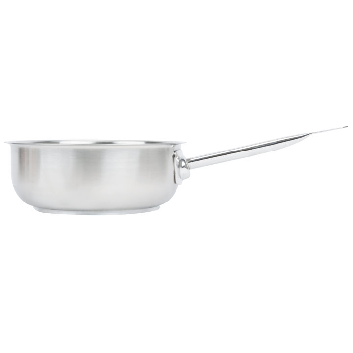 2 ¼-quart Centurion® curved sauté pan in natural finish