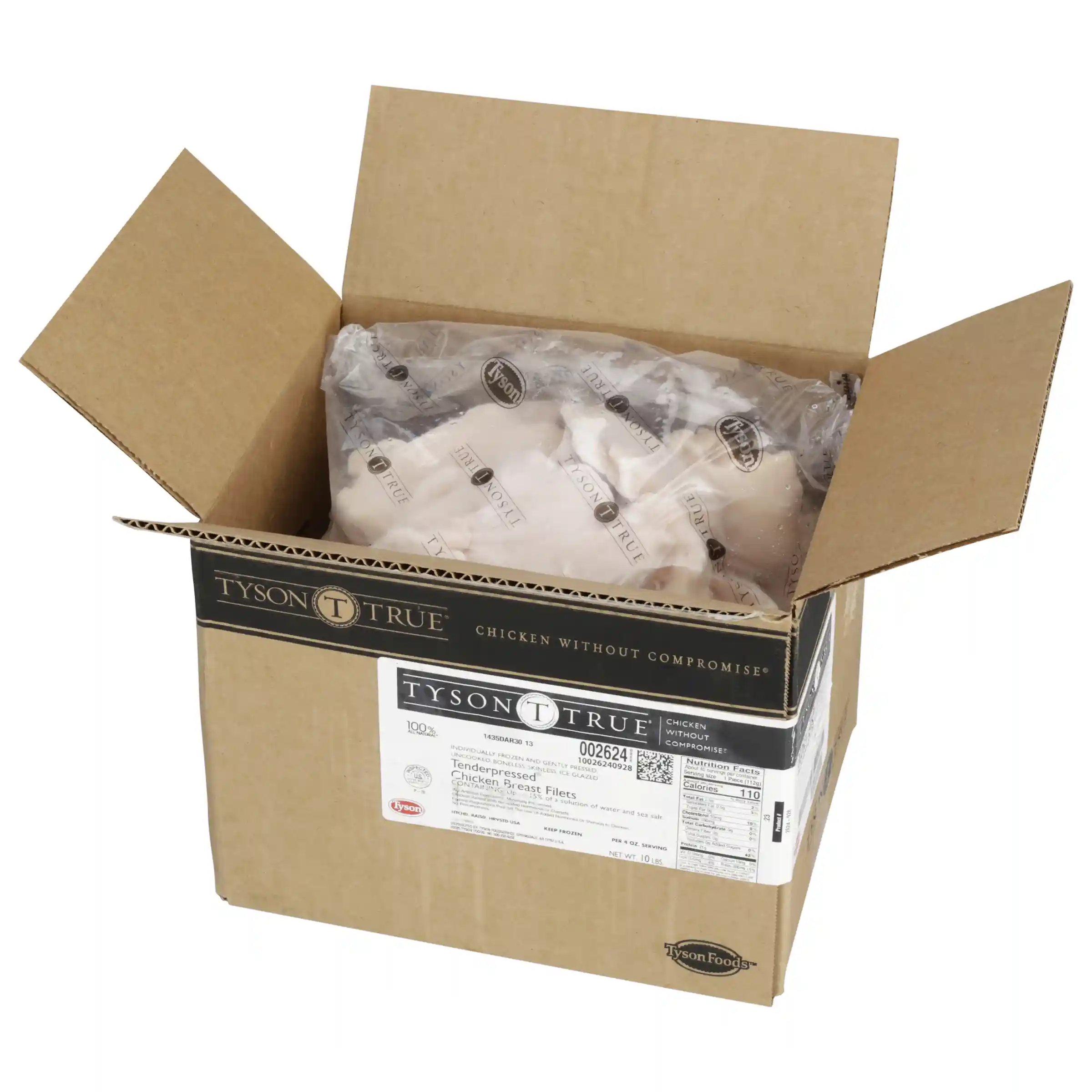 Tyson True® Tenderpressed® IF Unbreaded Boneless Skinless Chicken Breast Filets, 4 oz._image_4