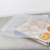 Quarter-size clear sheet pan cover