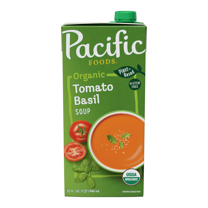 Organic Creamy Tomato Basil Soup