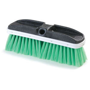 Carlisle, Flo-Pac®, Flo-Thru Brush with Flagged Bristles, 10in, Nylex, Green