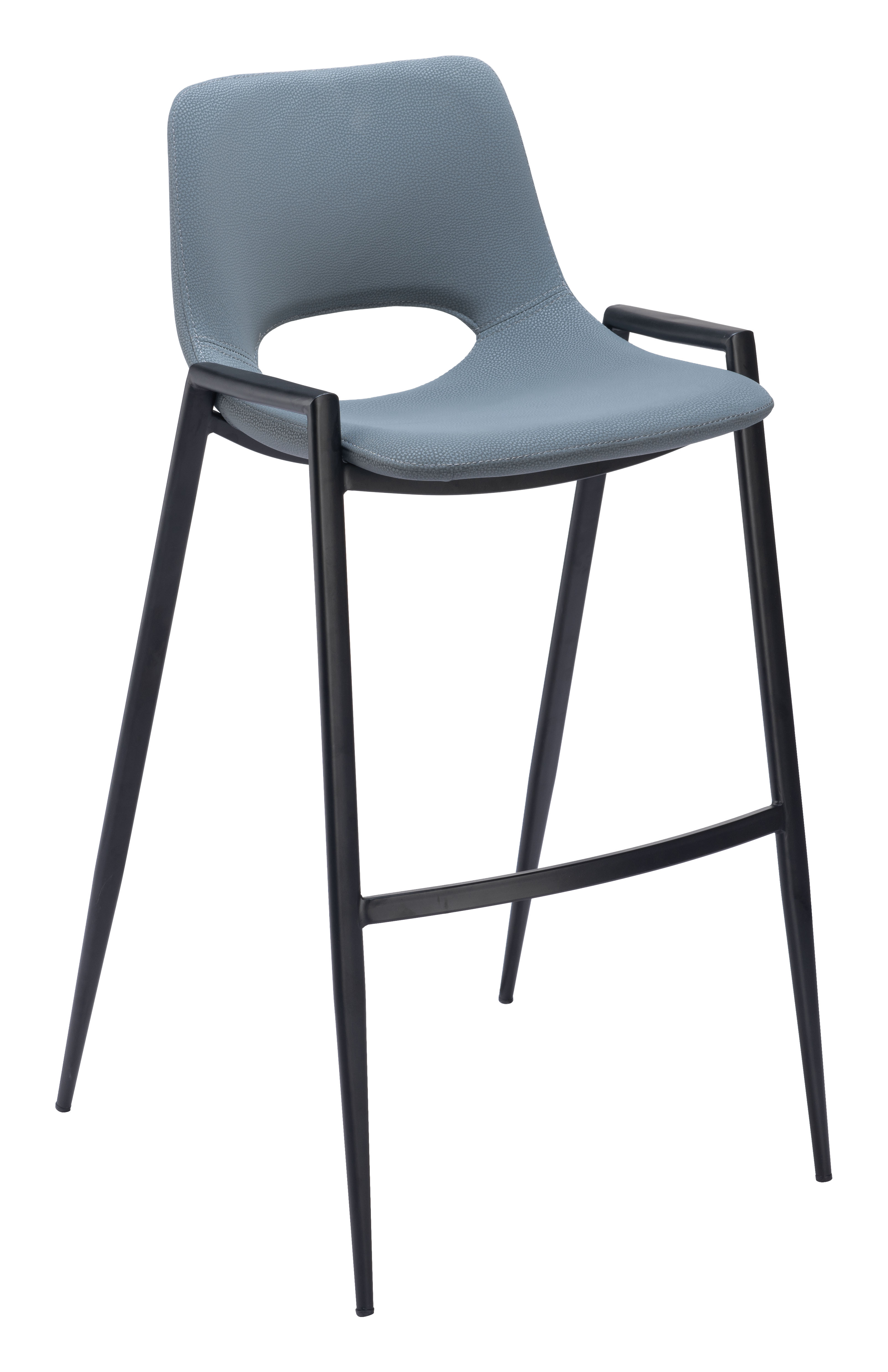 Desi Barstool (Set of 2) Azure Gray product image