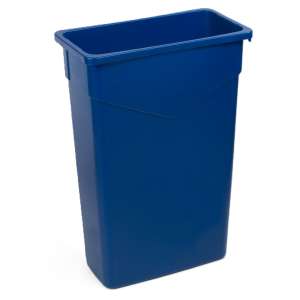 Carlisle, TrimLine™, 23gal, LLDPE, Blue, Rectangle, Receptacle