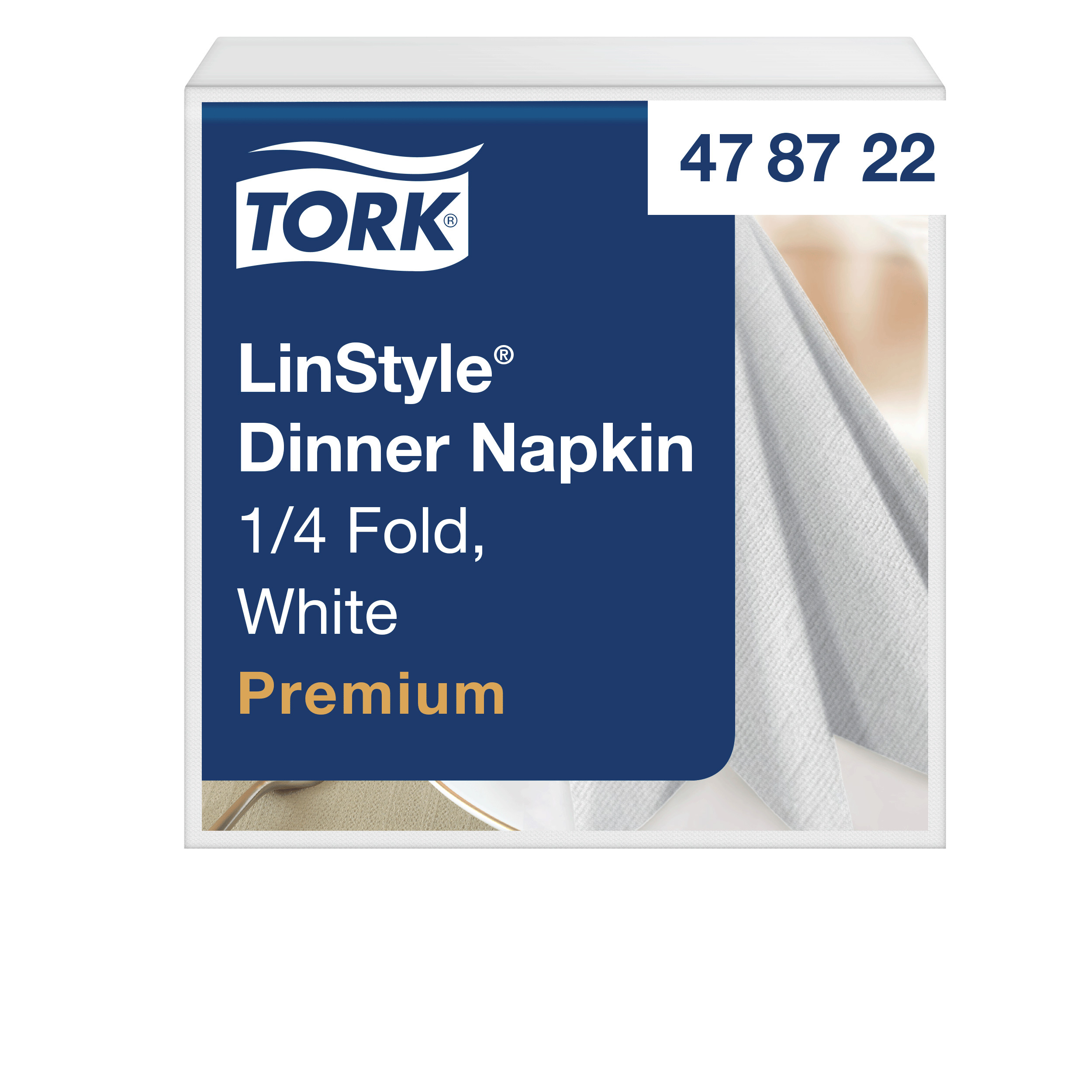 Servietter, 1 lag, Kakaobrun, 39x39 cm, 50 stk, Tork Linstyle