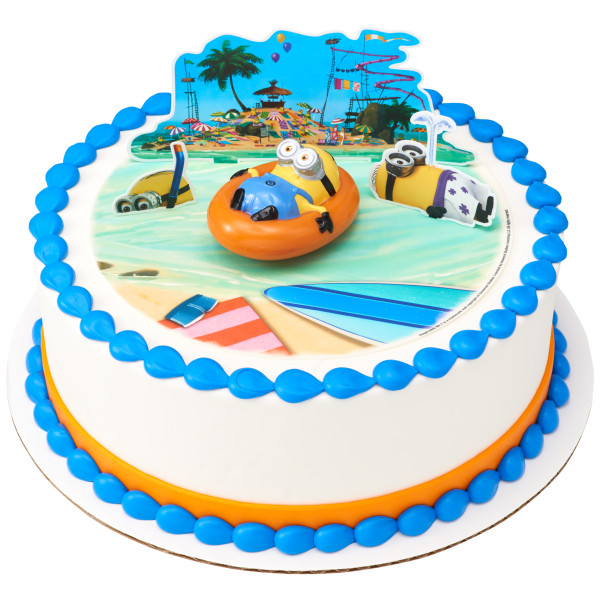 Despicable Me™ Beach Party PhotoCake® Edible Image® DecoSet® Background