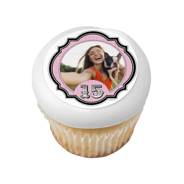 Fashionable 15 PhotoCake® Edible Image® Frame