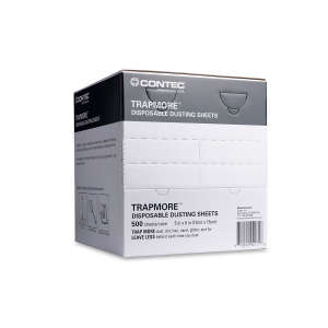 Contec, TrapMore™, Disposable Dusting Sheets, Cotton, White, 5 in