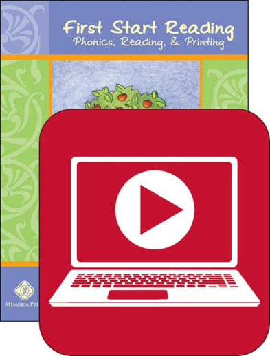 Memoria Press Kindergarten Phonics and Reading Online Instructional Videos (Streaming)