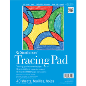 100 Series Tracing Pad, 40 Sheet, 9x12 inch, 1 Count