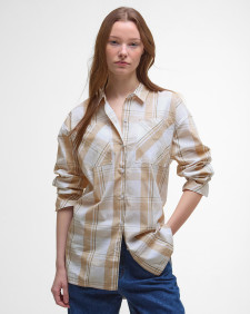 Nicola Check Shirt Light Sand Check