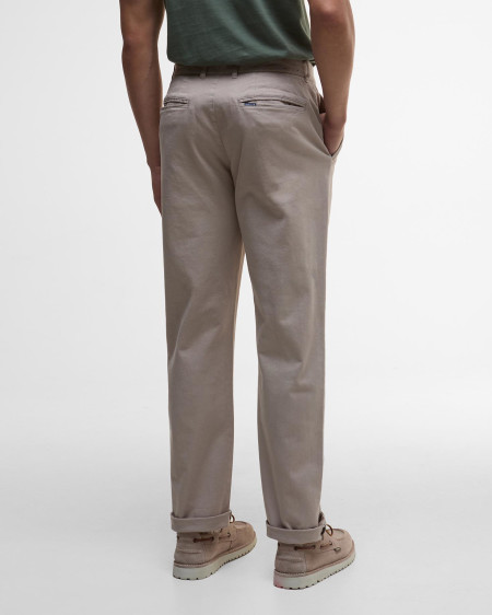 Washed Stretch Tailored Trousers