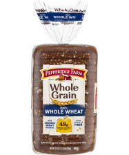 Pepperidge Farm® Whole Grain 100% Whole Wheat Bread, toasted or grilled and cut diagonally into quarters