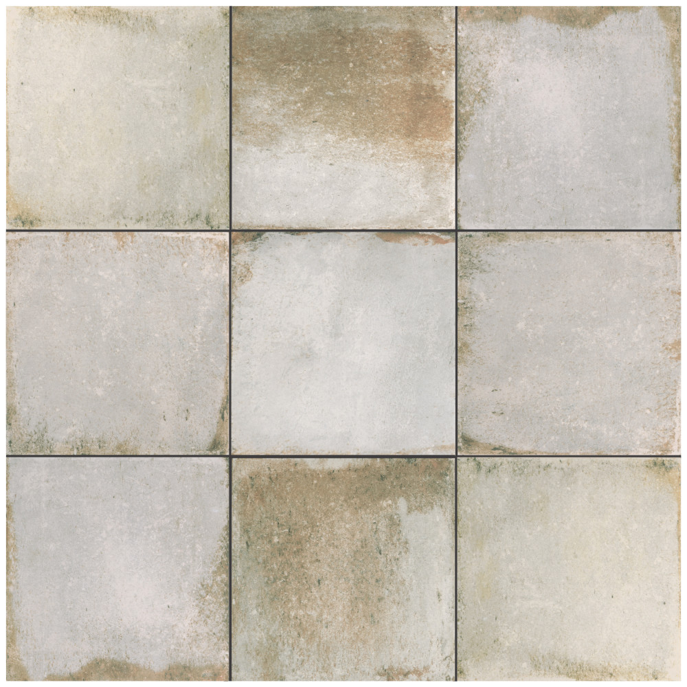 D’Anticatto Bianco 8-3/4 in. x 8-3/4 in. Porcelain Floor and Wall Tile